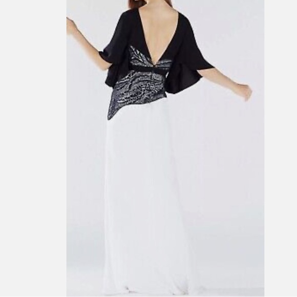 BCBGMaxAzria Black and White Dress - Picture 3 of 11